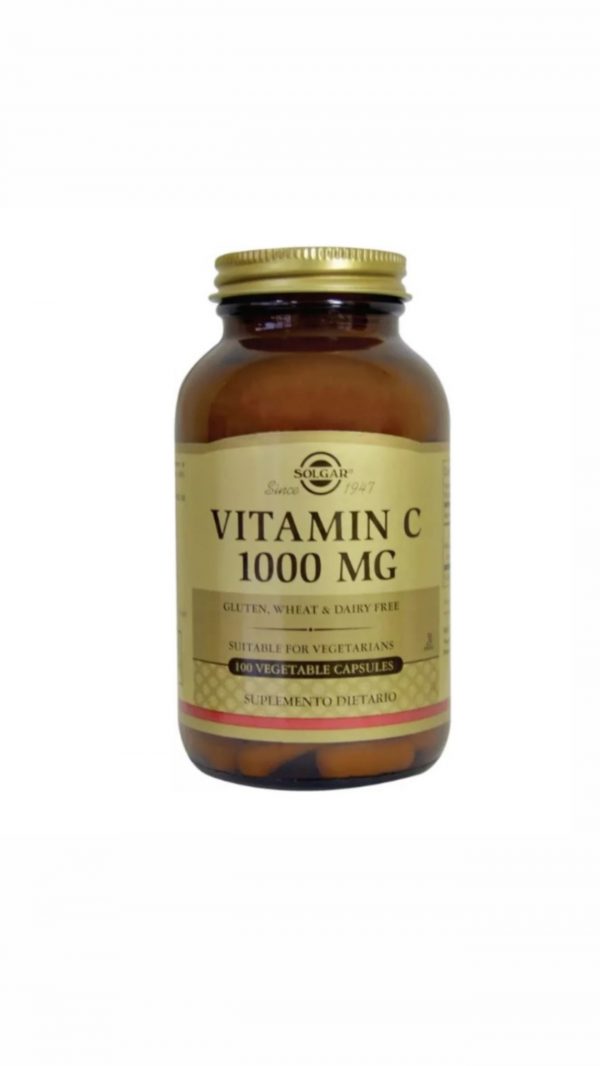 Vitamina C 1000mg  Solgar (100 y 250 caps)