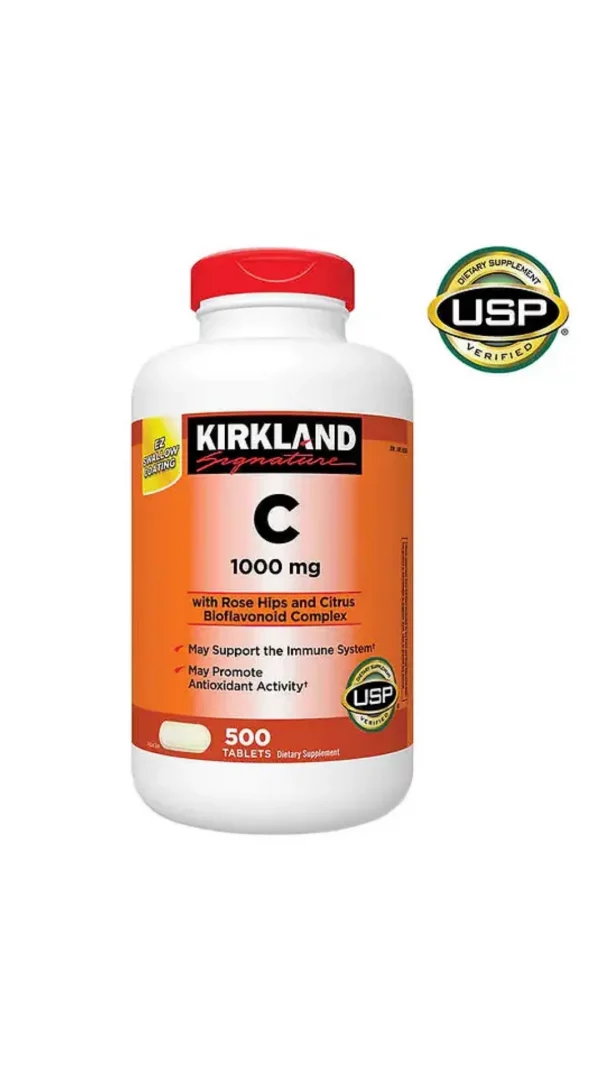 Vitamina C 1000mg  Kirkland  (500 capsulas)