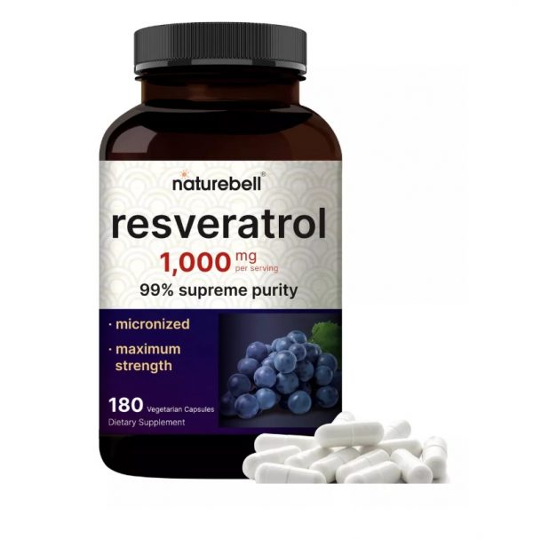 Resveratrol 1000mg Naturebell 180 capsulas