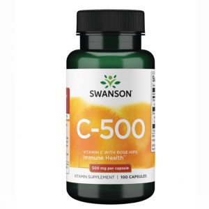 Vitamina C 500mg Swanson 100 capsulas