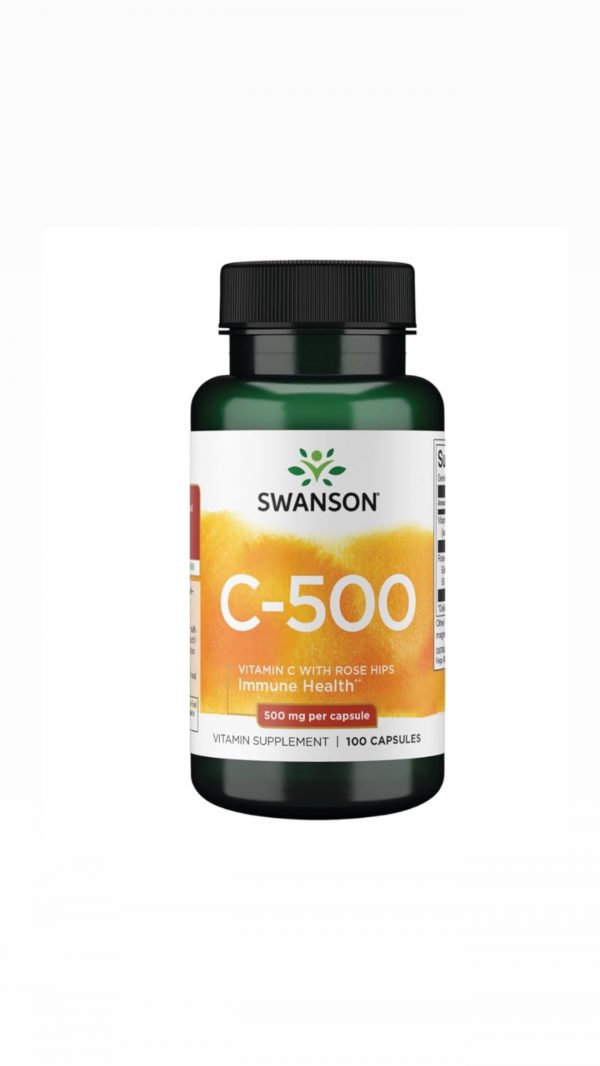 Vitamina C 500mg Swanson 100 capsulas