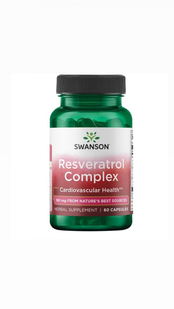 Resveratrol complex Swanson 60 capsulas