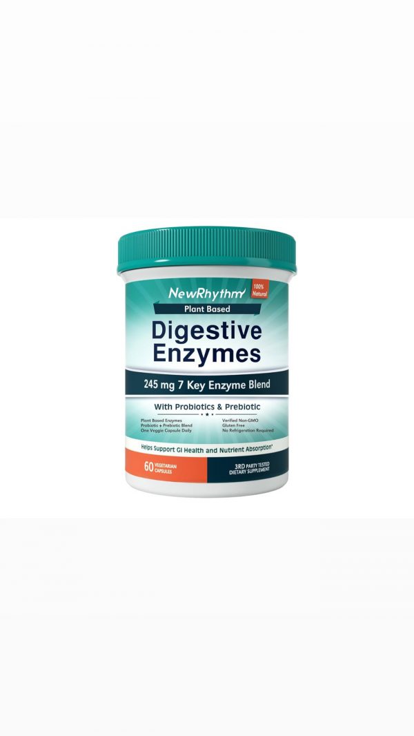 enzimas digestivas NewRhythm  60 capsulas