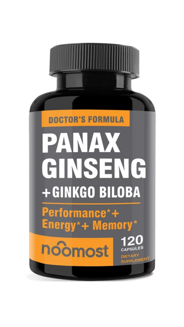 Panax Ginseng + Ginkgo Biloba Noomost 120 cápsulas