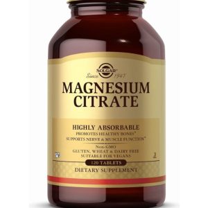 Citrato De Magnesio Solgar 120 Caps